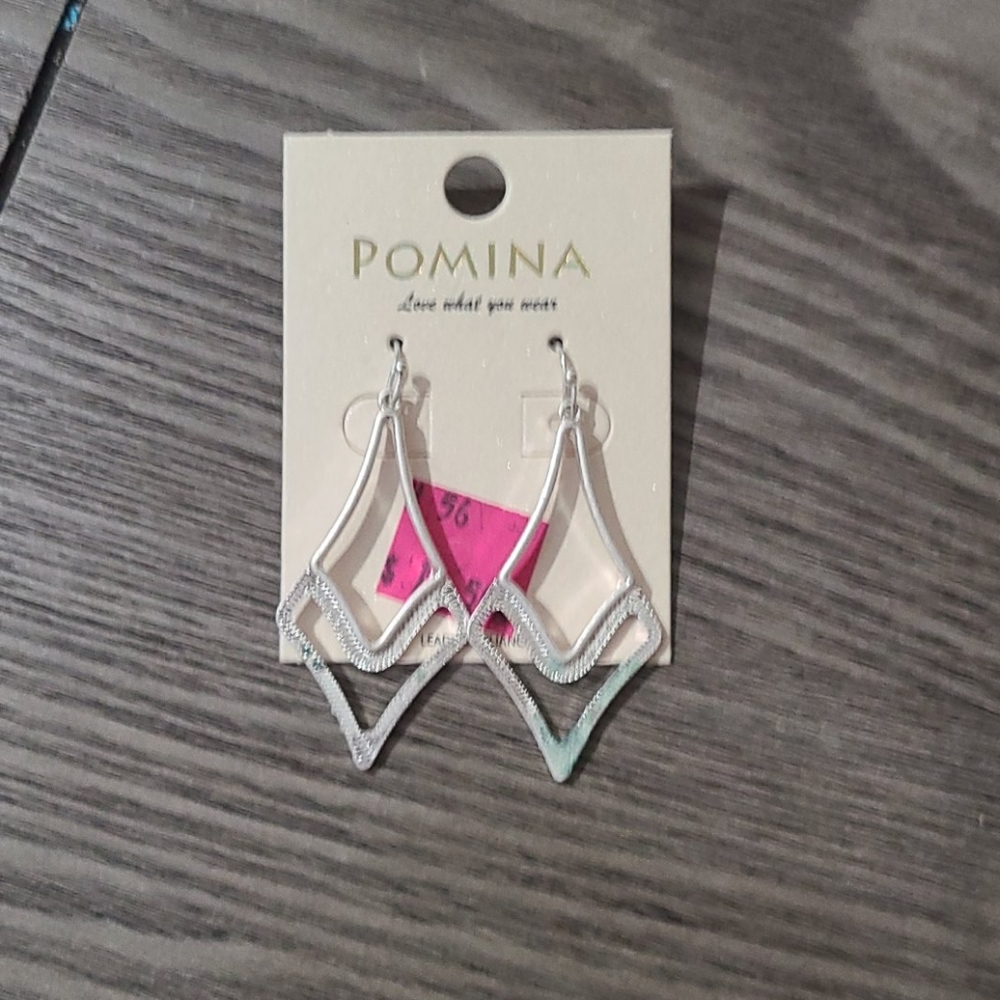 Silver earrings